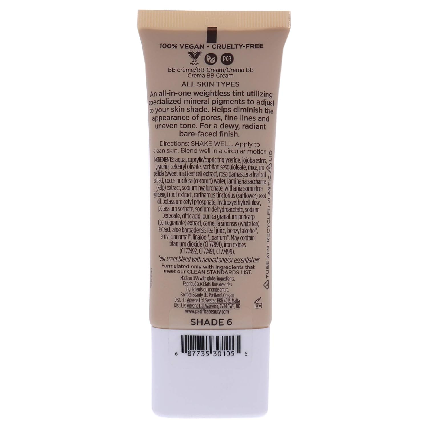 Pacifica Alight Multi-Mineral BB Cream - 6 Medium Women 1 oz - Image 2